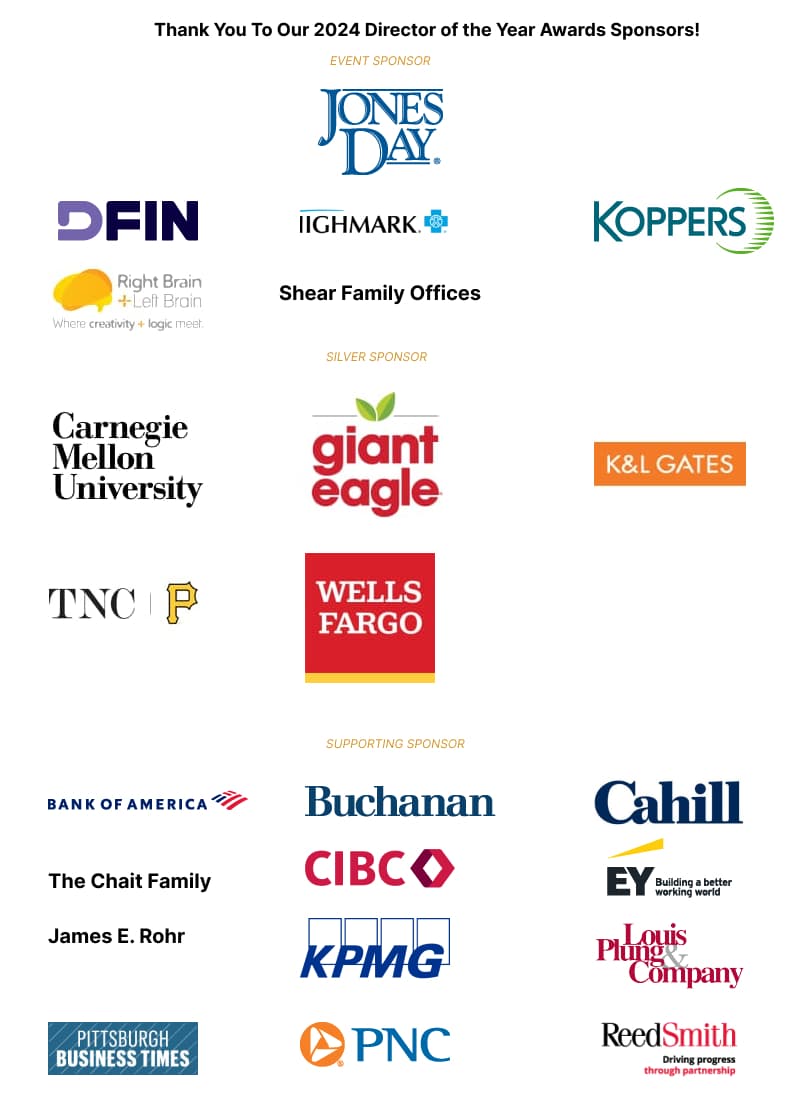 2024 Director of the Year Awards Sponsors