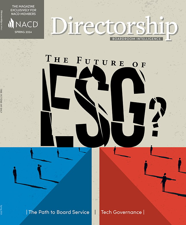 Directorship Magazine Cover