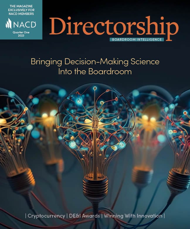 Directorship Magazine Cover